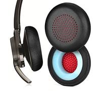 XBERSTAR Cache-oreilles pour Plantronics Voyager Focus UC B825 Casque binaural de rechange en cuir Noir
