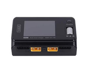XBERSTAR Chargeur d'équilibrage de batterie LiPo pour ToolkitRC M6D 500 W 15 A DC Dual Channel Chargeur Déchargeur pour batterie Lipo 1-6S modèle FPV