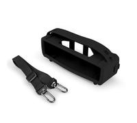 XBERSTAR Coque de protection en silicone pour haut-parleur Bluetooth Bose SoundLink Mini et Mini II avec sangle (Noir)