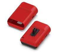 XBERSTAR Coque de protection en silicone pour phare Garmin Varia Vue pour enregistreur de vélo Rouge