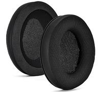 XBERSTAR Coussinets en éponge de rechange pour casque de jeu Kingston HyperX Cloud Revolver S (cuir + maille)