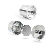 XBERSTAR Dosettes de café réutilisables en acier inoxydable pour machine à café illy/Nespresso