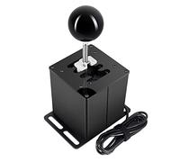 XBERSTAR Driving Force Shifter pour Logitech G29/G27/G25/G920, levier de vitesse PC USB H pour volant Thrustmaster T300RS Racing Sequential H Gear Shifter (noir 7+R)