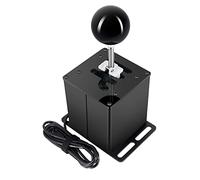 XBERSTAR Driving Force Shifter pour Logitech G29/G27/G25/G920, levier de vitesse PC USB H pour volant Thrustmaster T300RS Racing Sequentiel H Gear Shifter (noir 6+R)