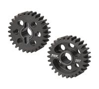 XBERSTAR Engrenage en acier pour axe 1/8 AXP8 Gilamon RC 28T Module M0.8 Pont en acier renforcé