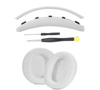 XBERSTAR Ensemble de coussinets pour casque sans fil Sony WH-CH720N, blanc | Coussinets de rechange en mousse à mémoire de forme confortable