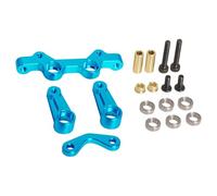 XBERSTAR Ensemble de direction RC pour Tamiya 1/10 Fighter NXGEN DT-04 RC Aluminium Pièces de rechange (Bleu)