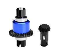 XBERSTAR Ensemble différentiel de voiture RC pour Arrma 1/18 4WD Granite Mega 380 brossé Monster Truck en alliage d'aluminium différentiel arrière (bleu)