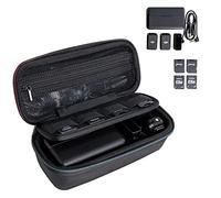 XBERSTAR Étui rigide compatible avec DJI Mic Wireless Kit de rangement pour microphone DJI de voyage (noir)