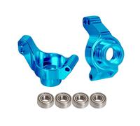 XBERSTAR Gobelet de direction RC pour Tamiya 1/10 Fighter NXGEN DT-04 RC - Blocs C en aluminium (tasse de direction arrière bleue)
