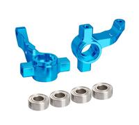 XBERSTAR Gobelet de direction RC pour Tamiya 1/10 Fighter NXGEN DT-04 RC - Blocs C en aluminium (tasse de direction avant bleue)
