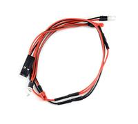 XBERSTAR Kit d'éclairage RC pour 1/18 Traxxas TRX-4M RC feux avant arrière lampe modifiée phares accessoires