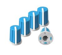 XBERSTAR Lot de 5 boutons de rechange pour manette de mixage Pioneer Numark Rane AKAI (bleu)
