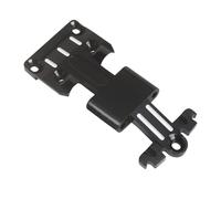 XBERSTAR Plaque de protection de châssis pour Tamiya 1/10 Hornet EVO RC - Plaque de base avant de voiture en alliage d'aluminium (noir)