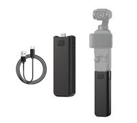 XBERSTAR Pocket 3 Poignée de batterie pour DJI Osmo Pocket 3 Portable Power Handle 4500mAh Camera Portable Power Bank (Noir)