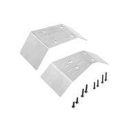 XBERSTAR Protection de châssis RC pour ARRMA 1/10 2WD Gorgon Monster Truck en acier inoxydable avant arrière pièces de mise à niveau