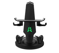XBERSTAR Support de réalité virtuelle, station de chargement pour casque VR Oculus Quest 2/Quest 3 VR (noir)