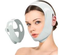 XBFOCNH Masque lifting visage,masque de shaper pour le visage,masque de modelage du visage en v,Convient à toutes les formes de visage,Vert clair