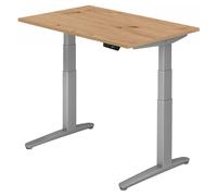 XBHM 12 SS | Bureau - 120 x 80 Chênes Noueux réglable en hauteur électriquement