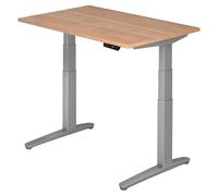 XBHM 12 SS | Bureau - 120 x 80 Noyer réglable en hauteur électriquement