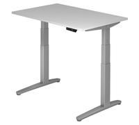 XBHM 12 SS | Bureau - Gris 120 x 80 réglable en hauteur électriquement