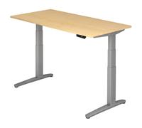 XBHM 16 SS | Bureau 160 x 80 réglable en hauteur électriquement Érable