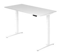 XBHM 16 WW | Bureau - Blanc 160 x 80 réglable en hauteur électriquement