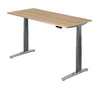 XBHM 19 GC | Bureau - 180 x 80 Chêne réglable en hauteur électriquement