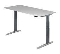 XBHM 19 GC | Bureau - Gris 180 x 80 réglable en hauteur électriquement