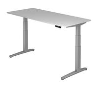 XBHM 19 SS | Bureau - Gris 180 x 80 réglable en hauteur électriquement