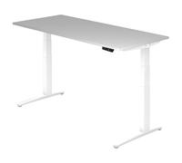 XBHM 19 WW | Bureau - Gris 180 x 80 réglable en hauteur électriquement