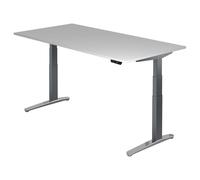 XBHM 2E GC | Bureau - Gris 200 x 100 réglable en hauteur électriquement