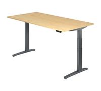 XBHM 2E GG | Bureau - Érable 200 x 100 réglable en hauteur électriquement