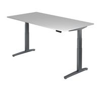 XBHM 2E GG | Bureau - Gris 200 x 100 réglable en hauteur électriquement