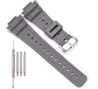 XBHSW Bracelet de rechange en résine compatible avec Casio G-shock DW-5600 GW-M5610 GW-6900 DW-6900 G-6900 G-6900 - Bracelet de montre de sport étanche (gris)