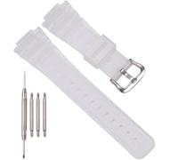 XBHSW Bracelet de rechange en résine compatible avec Casio G-shock DW-5600 GW-M5610 GW-6900 DW-6900 G-6900 G-6900 - Bracelet de montre de sport étanche (translucide)