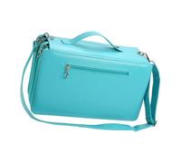 xbiez 120 emplacements marqueurs organiseurs sac de transport avec bandoulière multifonctionnel haute capacité multicouche marqueur étui PU stylo sac