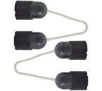 xbiez Accessoires de connexion de lance sous-marine Connecteur Wishbone Latex Tube Adaptateur Outil de pêche pour bande de caoutchouc Spearfishing Rope V Type Adaptateur