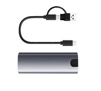 xbiez Adaptateur de boîtier SSD 5 Gbit/s/10 Gbit/s NVME vers USB 3.1 Prend en charge M-Key B-Key B + M Key Installation facile