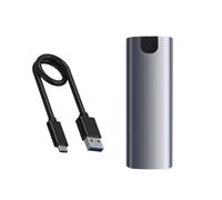 xbiez Adaptateur de boîtier SSD 5 Gbit/s/10 Gbit/s NVME vers USB 3.1 Prend en charge M-Key B-Key B + M Key Installation facile