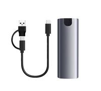 xbiez Adaptateur de boîtier SSD 5 Gbit/s/10 Gbit/s NVME vers USB 3.1 Prend en charge M-Key B-Key B + M Key Installation facile