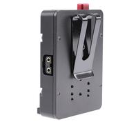 xbiez Adaptateur de plaque d'alimentation pour batterie V-Lock V-Mount avec pince D-Tap pour batterie série NP-F