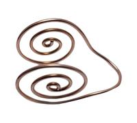 xbiez Bagues hélicoïdales réglables - Bijoux spirituels élégants faits à la main - Pour homme et femme - Pour un usage quotidien - Bracelet en cuivre fait à la main, taille unique, Comme décrit