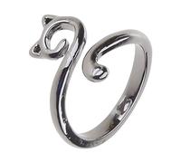 xbiez Bagues ouvertes réglables pour femmes délicates et mignonnes à longue queue, tricot, crochet, bijoux ornement de bijoux à longue queue, bijoux personnalisables, taille unique, Comme décrit