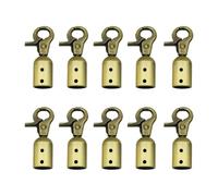 xbiez Boucles en métal pour sac à main, poignée de sangle, crochet mousqueton, fermoir mousqueton, boucle de suspension de chaîne de sac à main, boucles en métal pour chaîne, bronze, One Size