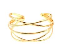 xbiez Bracelets en métal géométriques, vintage, punk, bijoux de poignet tendance, convient pour un usage quotidien, une fête, une réunion décontractée, taille unique, Comme décrit