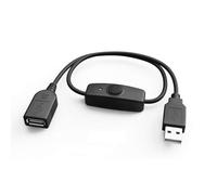 xbiez Câble adaptateur USB 2.0 pour enregistreur de conduite, lampe de bureau LED, ventilateur USB, bandes LED, câble de données, disque dur
