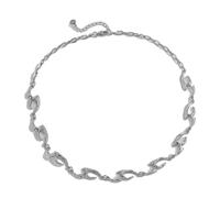 xbiez Collier ras du cou sophistiqué en métal à longueur réglable, unisexe, accessoire élégant pour les créateurs de tendances