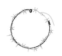 xbiez Collier ras du cou unisexe avec clous en alliage d'acier au carbone pour un style unique - Accessoire décontracté et festival