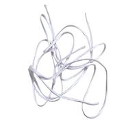 xbiez Cordelette de rechange réglable pour robe de mariée et robe de soirée, Blanc blanchi, taille unique